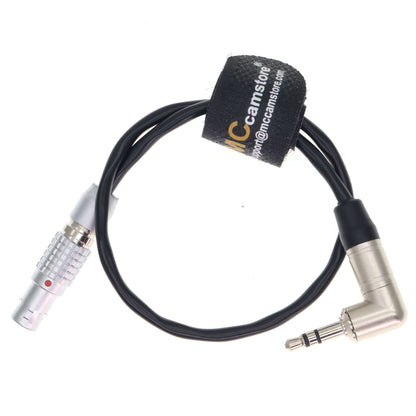 Timecode-Cable for Red Komodo Tentacle Sync 3.5mm TRS Right-Angle to EXT 9-Pin Male