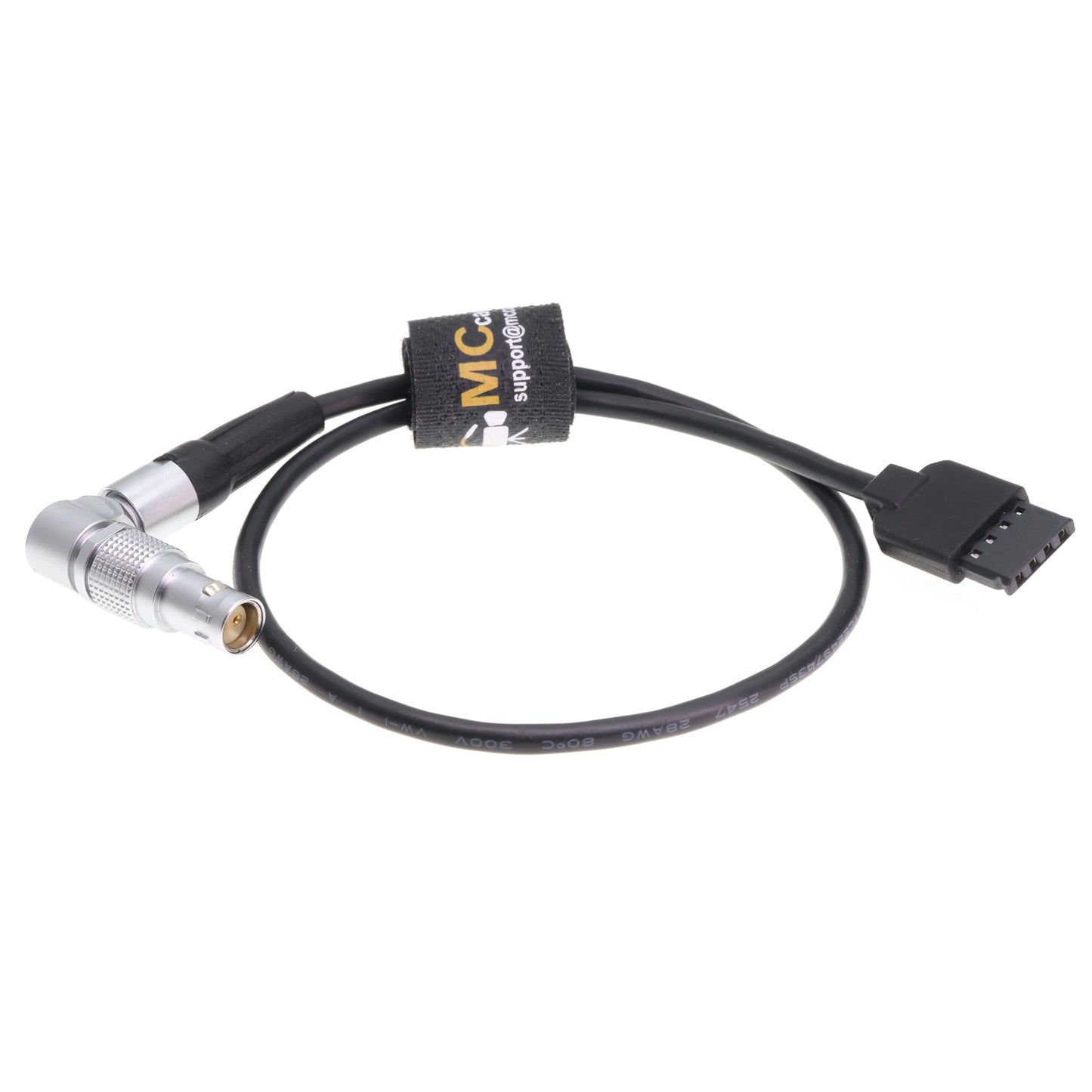 Power Cable for DJI Ronin-S 4pin to RED Komodo Camera Rotatable Right Angle 2 Pin Female