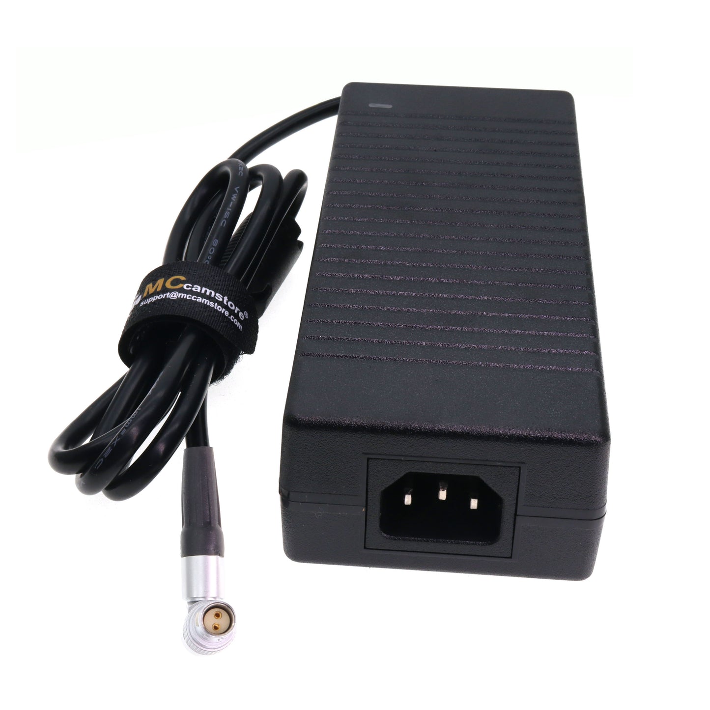 Rotatable Right Angle 2pin Female Power Adapter for RED Komodo 6K Camera AC 220-110V to 16V 10A