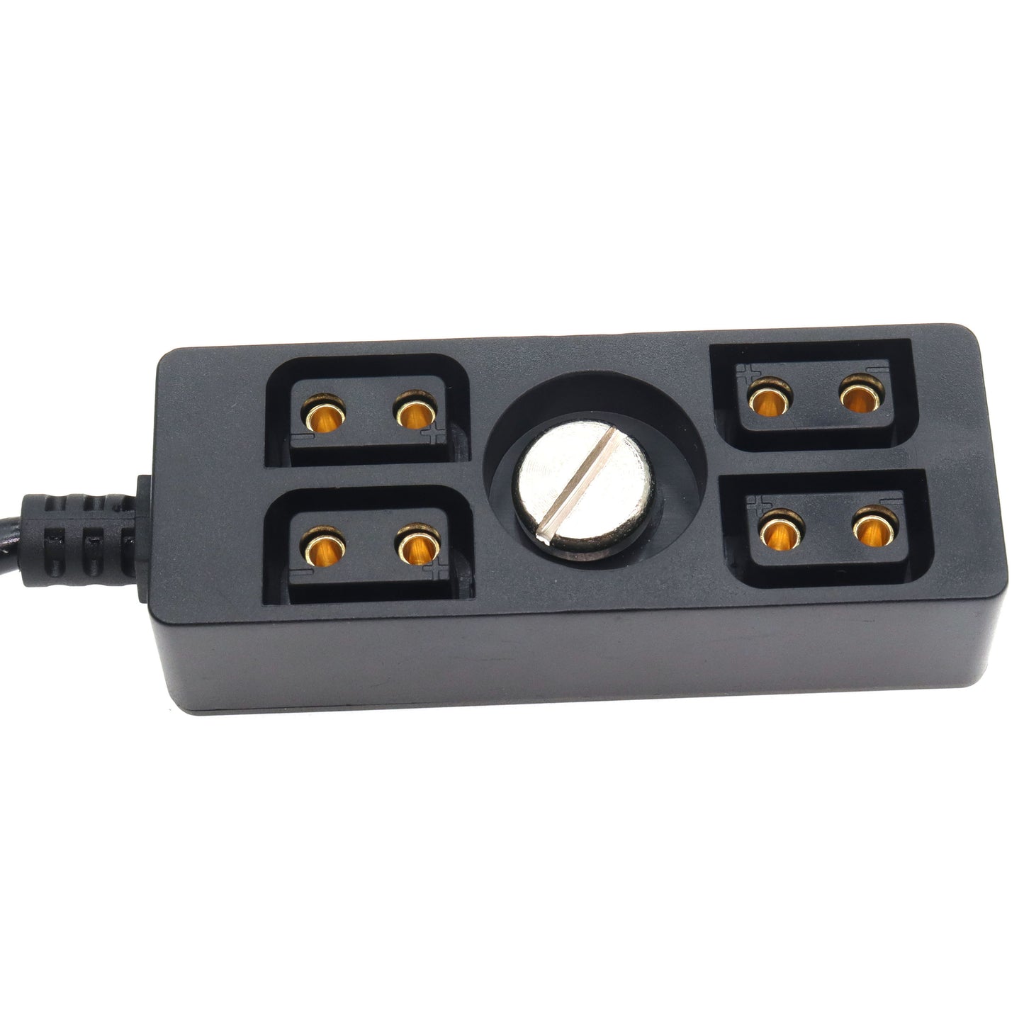 12V 5A Power Adapter to 4 Female D tap Splitter Cable D-tap Hub Adapter Splitter Cable for Monitors Photography Power Accessories