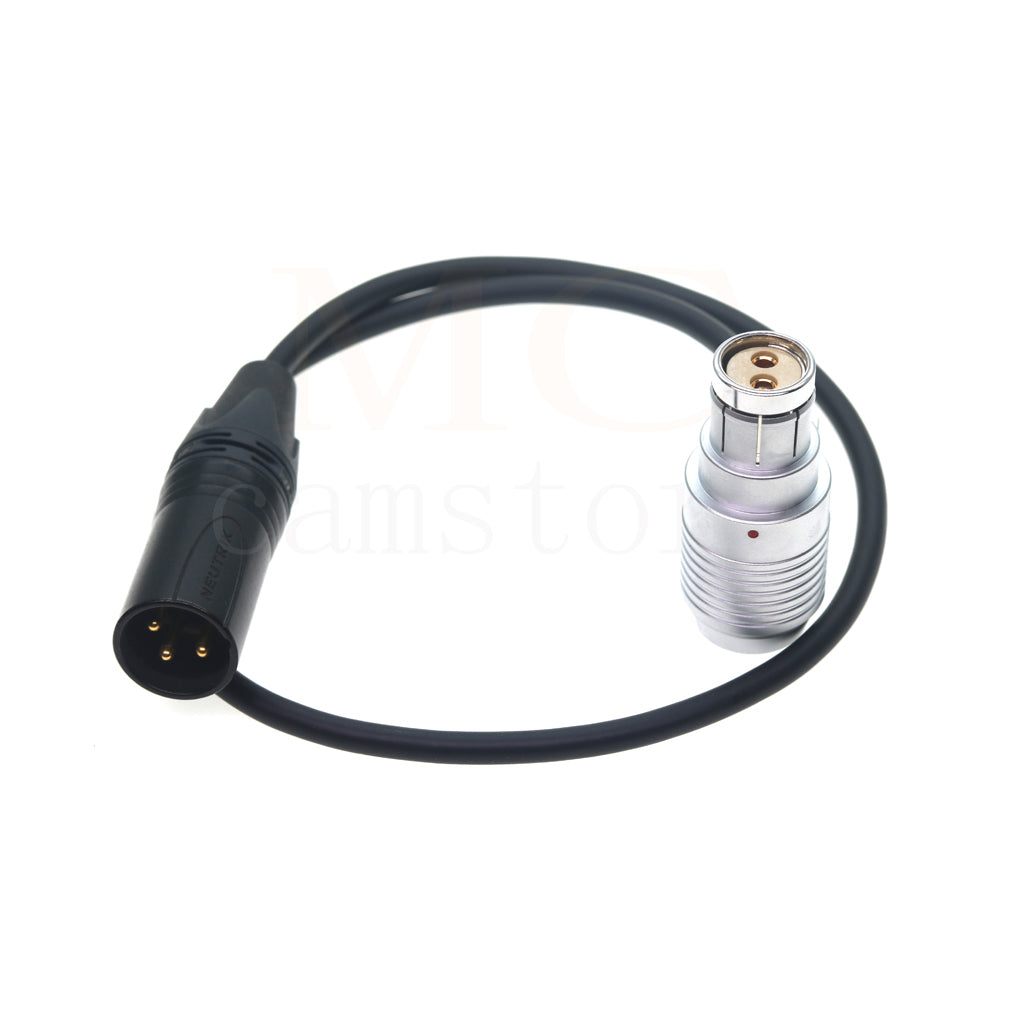 XLR 3pin to FI S 105 2pin female Connector for ARRI Alexa LF XT SXT SR3 435 535 235 power cable