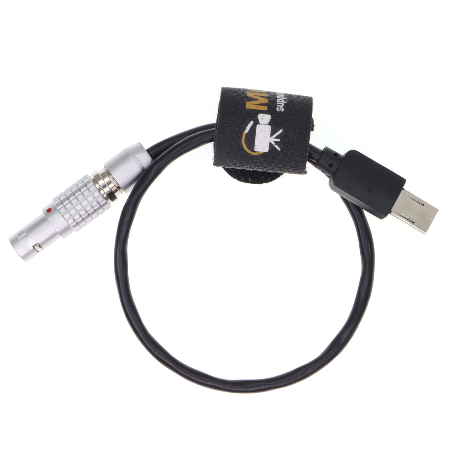 Micro USB to Straight Locking 3.5mm TRS Timecode Cable for Sony FX3 FX30 A7S3 A1 Camera for Deity TC-1 Timecode Generator