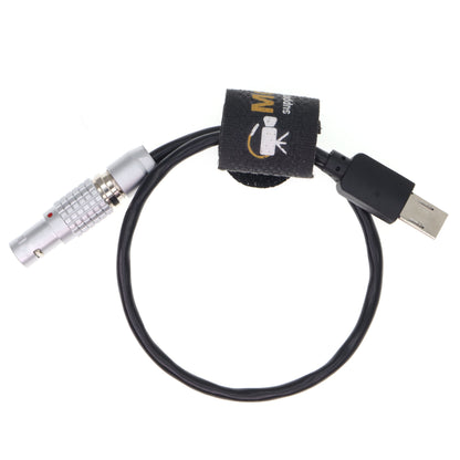 Micro USB to Straight Locking 3.5mm TRS Timecode Cable for Sony FX3 FX30 A7S3 A1 Camera for Deity TC-1 Timecode Generator