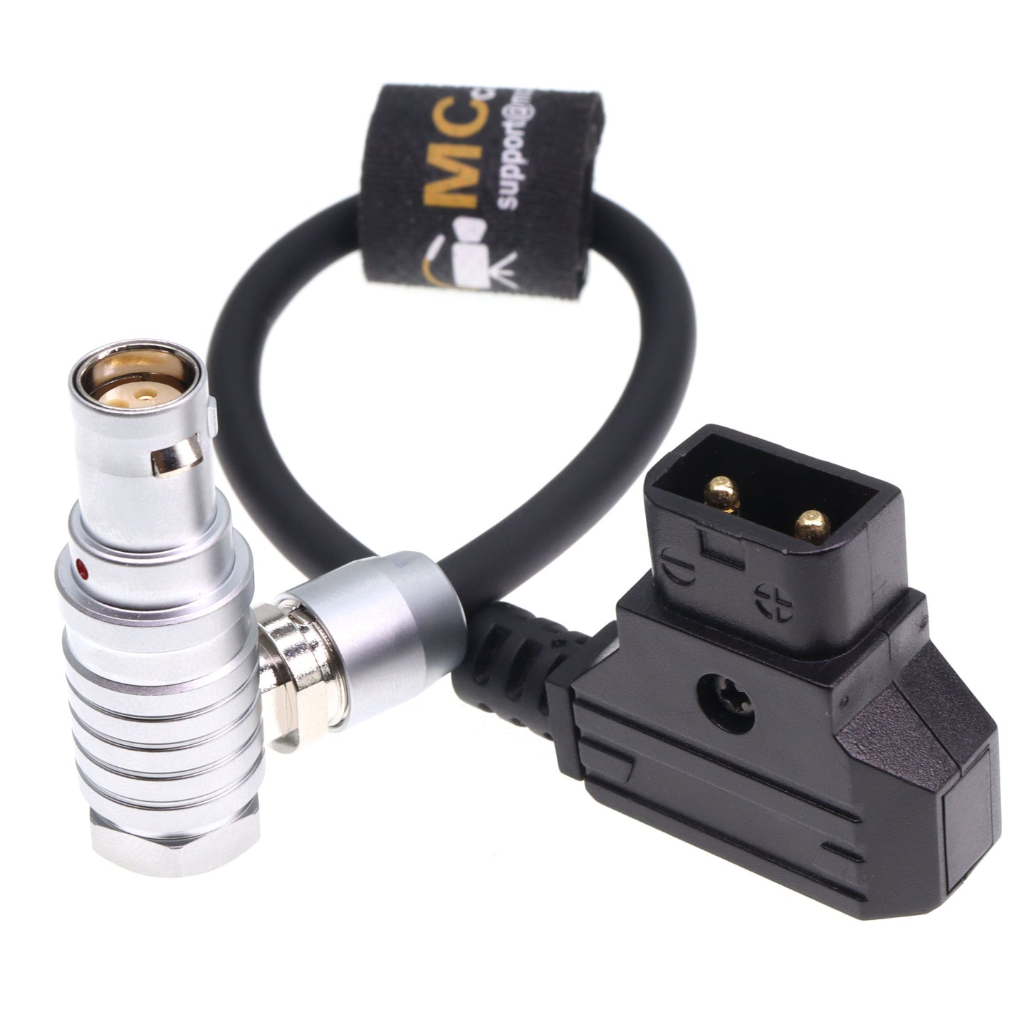 D-TAP to FHK 1B 4 Pin Right Angle Female Power Cable for Canon C300 Mark II C200 Camera