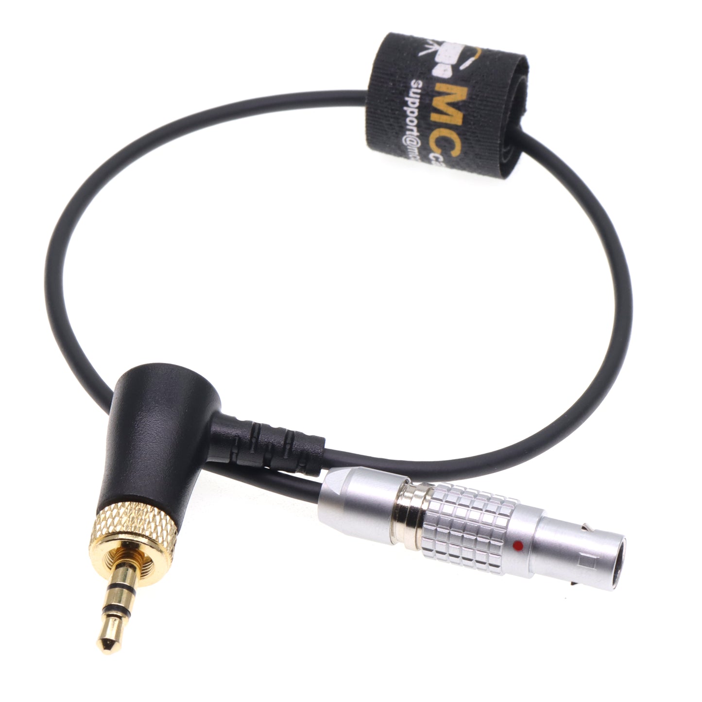 Timecode Cable Locking 3.5mm TRS Jack to 0B 5 Pin Male Time Code for Deity TC-1 for ARRI Alexa SXT/Sound Devices/Zaxcom Audio Recorder Camera