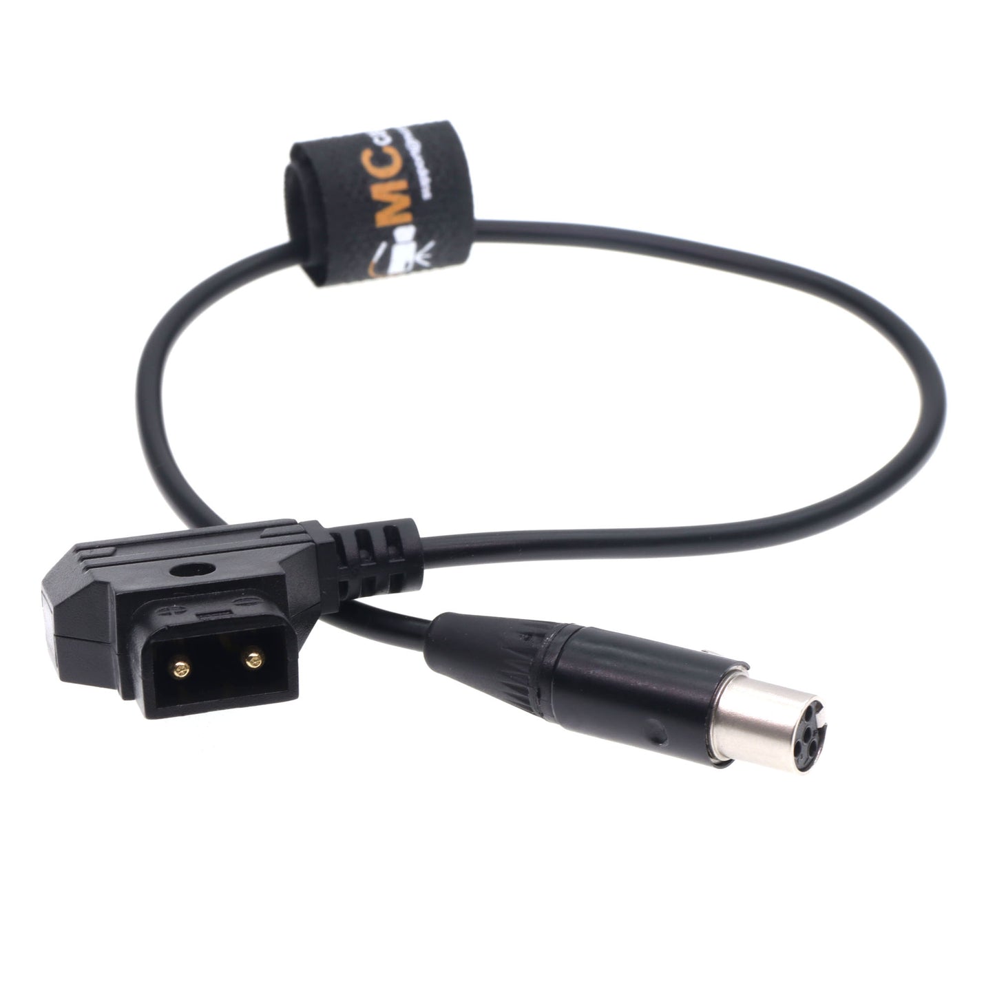 D-Tap to TA4F Mini XLR 4-pin for TVlogic 056 058 Monitor Power Cable