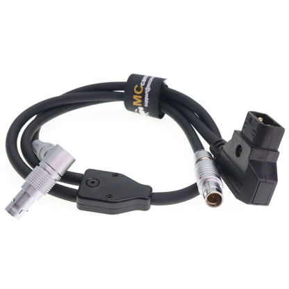 7 Pin Male to 3 Pin Male + D Tap Run Stop Power Cable for ARRI Cforce RF Motor Cmotion cPRO Motor | camin CAM| Alexa| Amira