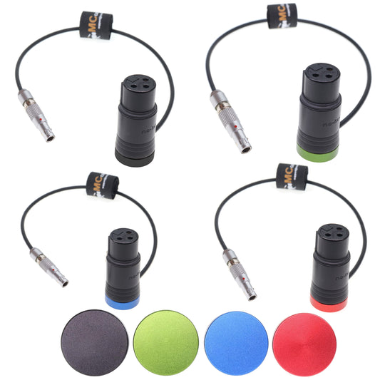 FGB 3 Pin Male to Low Profile XLR 3pin Female Audio Cable for Zaxcom TRX900 ZFR300 ZFR400