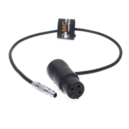 00B 5pin to Low Profile XLR 3 Pin for Shure Mixer Microphone Audio Cable for RED Komodo/V-Raptor Z CAM E2 for ARRI ALEXA Mini Camera
