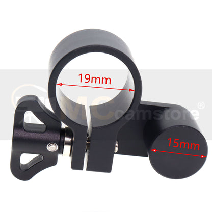 Rod Clamp Mounting Bracket for DJI Focus Pro Motor, 15mm to 19mm Motor Mount Adapter for DJI Ronin RS3 Follow Focus Motor