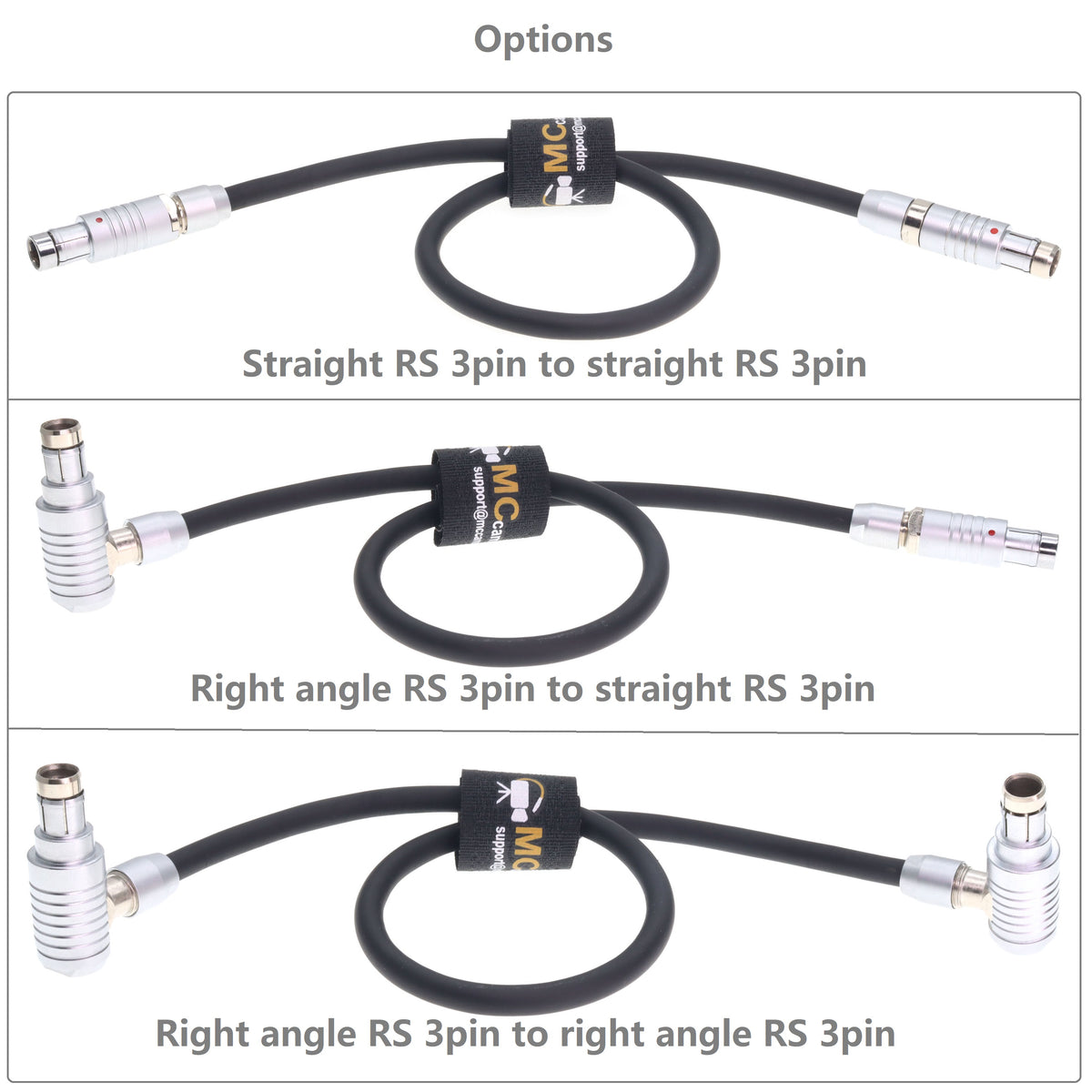 For SONY Venice CineAlta Cable Split Camera Power Supply Lens Cable, RS 3 Pin To RS 3 Pin