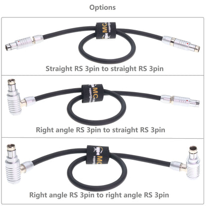 For SONY Venice CineAlta Cable Split Camera Power Supply Lens Cable, RS 3 Pin To RS 3 Pin