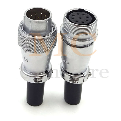 WEIPU WS20 Aviation Connector, 2 3 4 5 6 7 8 9 12 15pin Industrial Electrical Power Cable Plug Socket