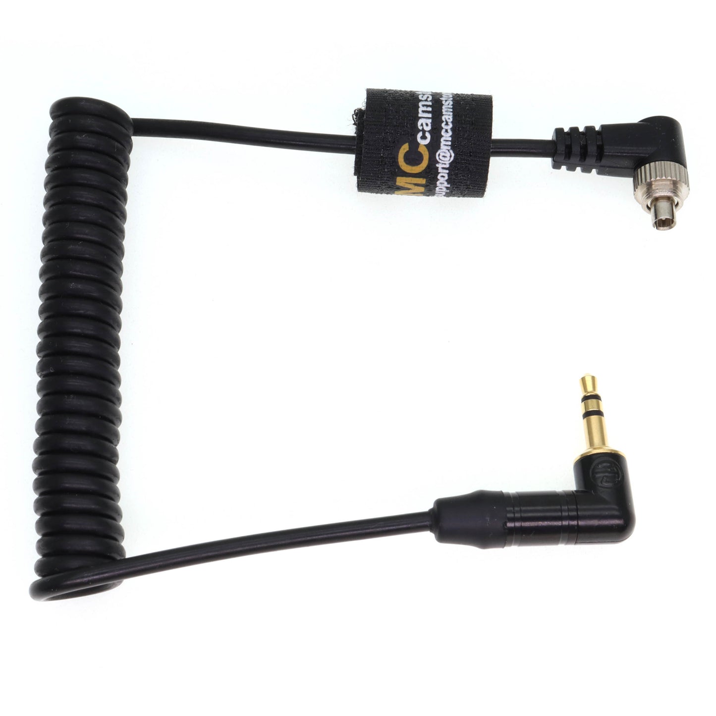 Timecode Cable for Tentacle Sync 3.5 Audio Plug to PC for Panasonic GH5S, S1H Time Code Coiled Cable