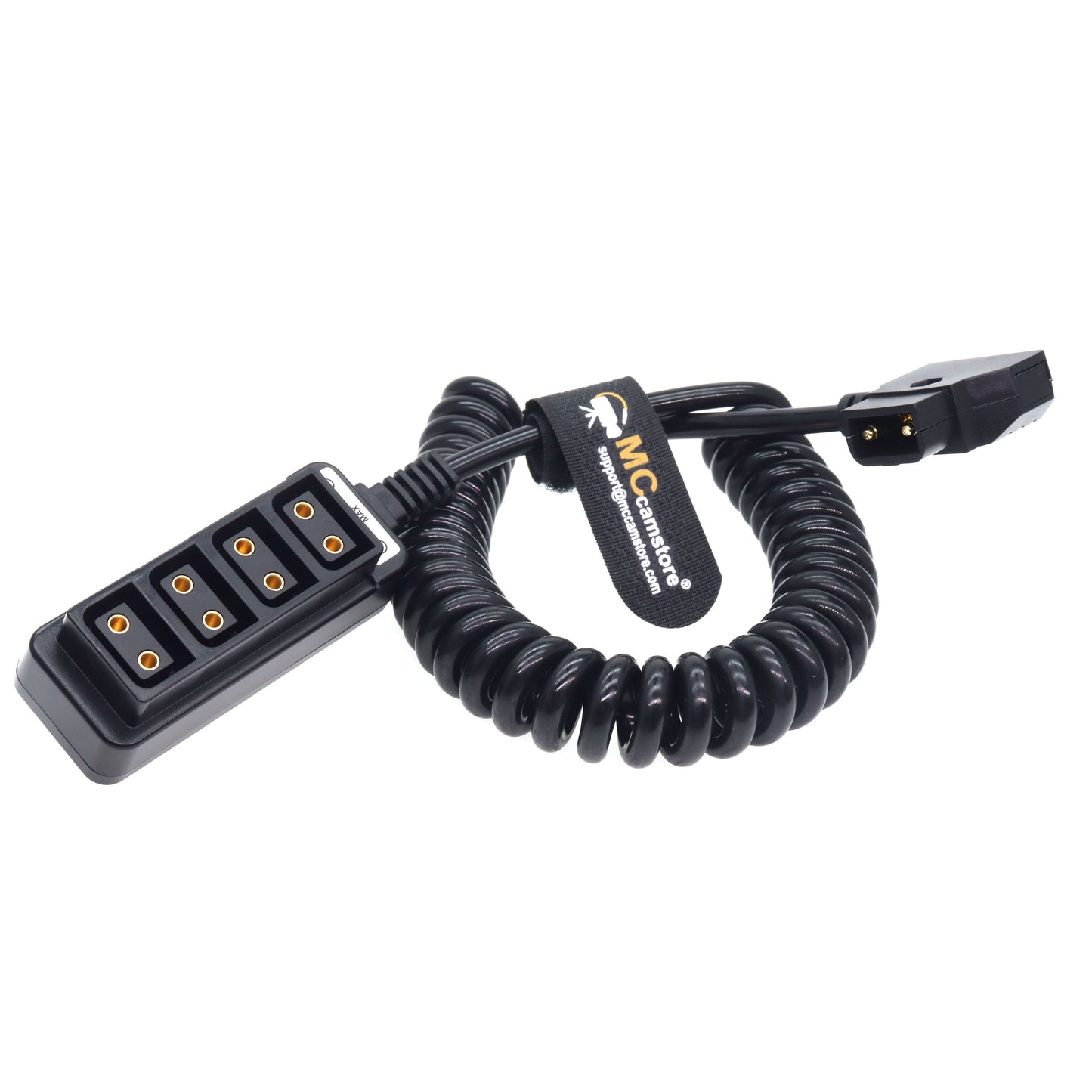 D tap to 4 Port Power Tap P-tap Strip D-tap Splitter Hub Cpmpatible for ARRI RED Teradek SmallHD V-Mount Gold-Mount Steadicam with D-Tap Output