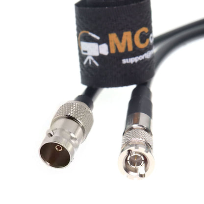 HD Micro HDBNC to Standard BNC 75 Ohm Pigtail Extension Coupler for Blackmagic Video Assist Monitor, Micro Studio Camera 4K G2, ATEM Switcher