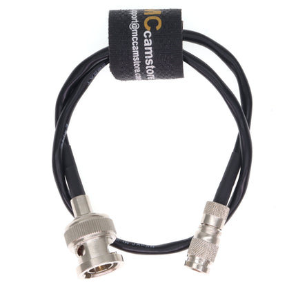 Timecode Cable for Canon R5C C400 EOS Camera Audio Recorder for Zoom Sound Devices, BNC Male to DIN 1.0/2.3Time Code Sync Cord