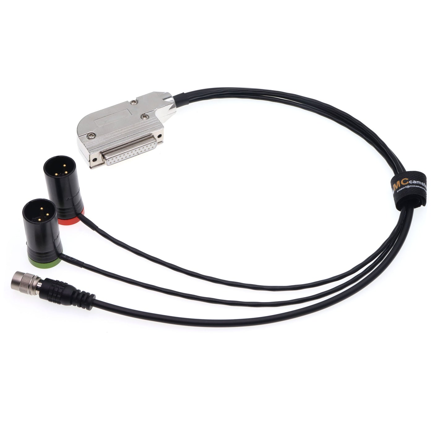 DB25 Female Interface Audio Output 4-pin Power Supply Linefor Lectrosonics Wisycom Sennheiser Sony Audio LTD Receiver