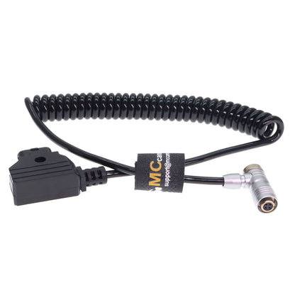 Right Angle 4pin Female to D tap Power Cable for Portkeys BM5 BM7 HH7 HS7 Monitor