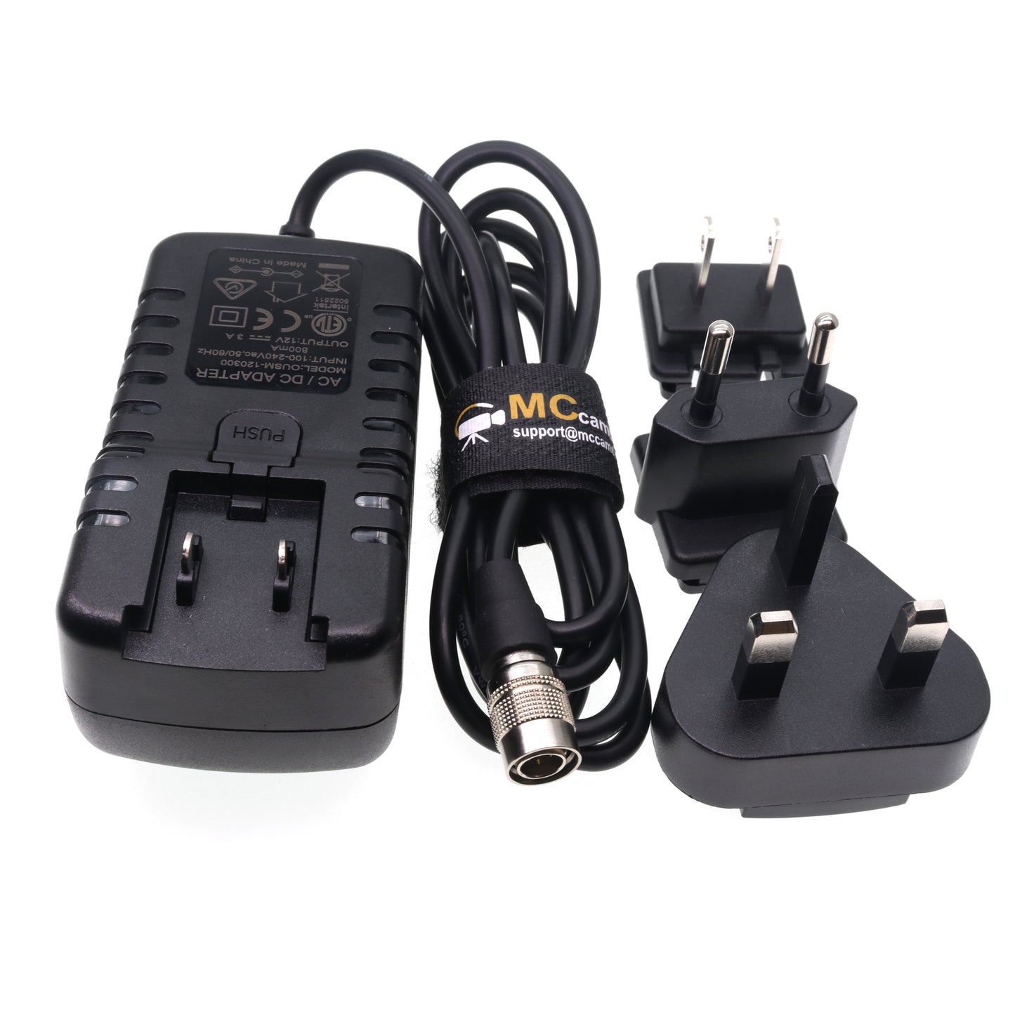 Hirose 4 Pin 2V 3A AC Power Adapter for Sound Devices 688 Zaxcom for Sony MixPre-D