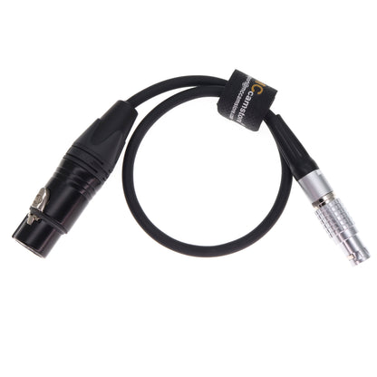 Power Cable 4 Pin XLR Female to Straight 1B 6 Pin Male for Ronin 2 Gimbal Stabilizer for Sony F55 SXS Venice Camera