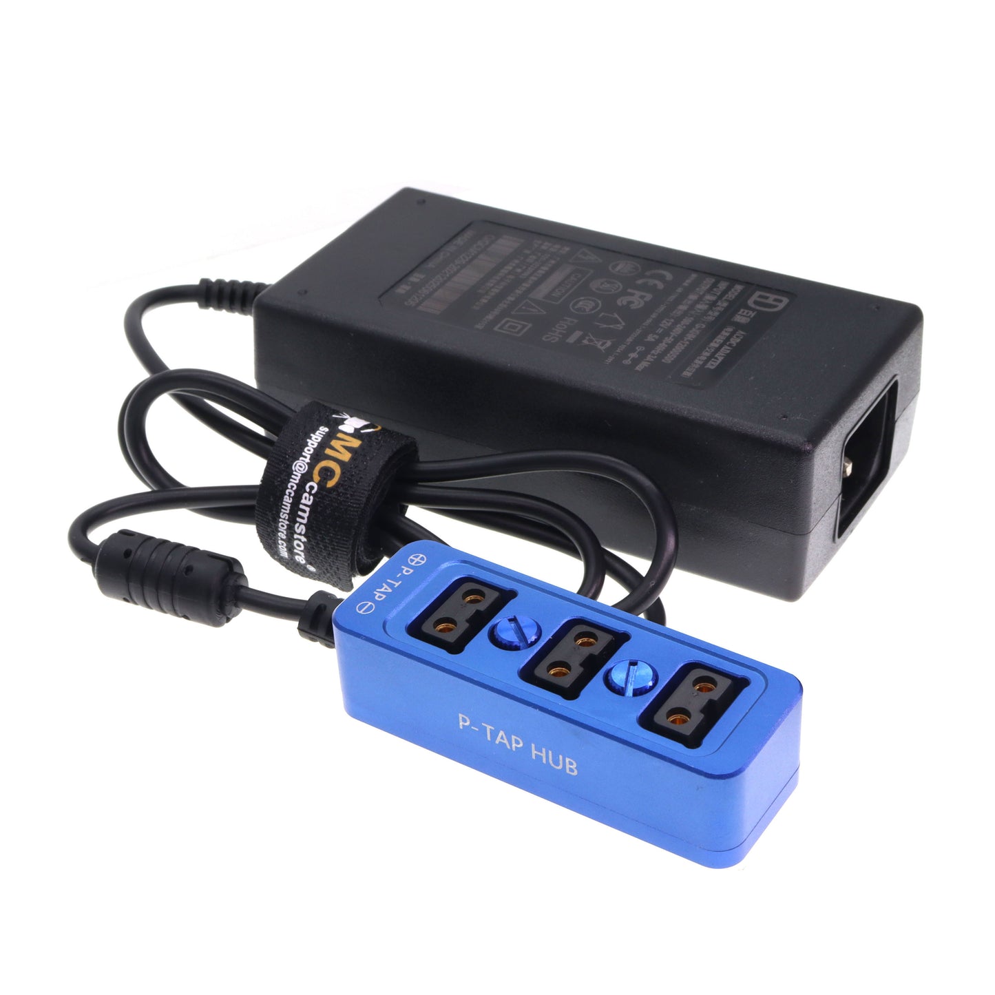 AC Power Adapter Converter Cable 12V 15A to D tap Splitter Cable for Camera Power Cord D-TAP Distributor 2 Meters for Monitor Sound Device Recorder Power Supply