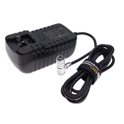 Power Adapter AC 110V to 240V to BMPCC 4K Black Magic 2pin Power Cable 12V 3A for Blackmagic Pocket Cinema Camera 4K, 6K Pro, 6K G2