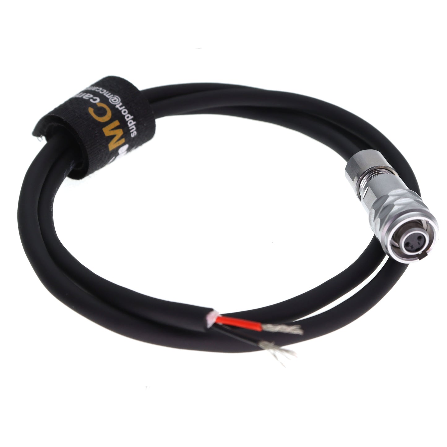 2Pin BMPCC 4K Connector DIY Cable for Black Magic with SF6 Right Angle 2Pin Female Plug for Blackmagic Pocket Cinema 4k 6K Camera Power Cable 2m