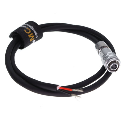 2Pin BMPCC 4K Connector DIY Cable for Black Magic with SF6 Right Angle 2Pin Female Plug for Blackmagic Pocket Cinema 4k 6K Camera Power Cable 2m