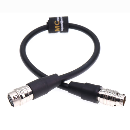 Servo Lens Zoom 20-Pin Hirose to Fujinon 12-Pin Controller Adapter Cable for Canon CN-E ZOOM FOCUS LENS