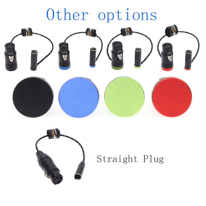 Low Profile TA3M 3PIN Male to XLR 3 Pin Female Audio Cable for Canon C70, BMPCC 4K 6K Pro Camera Video Assist