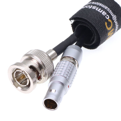 BNC Male to 0B 9 Pin Male Timecode Cable for Sound Devices Zaxcom for RED V-Raptor Komodo Camera