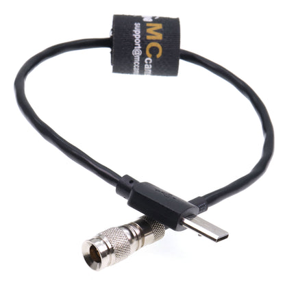 DIN 1.0/2.3 to Micro USB Timecode Cable for Sony FX3 FX30 A7S3 A1 Cameras for Atomos UltraSync ONE