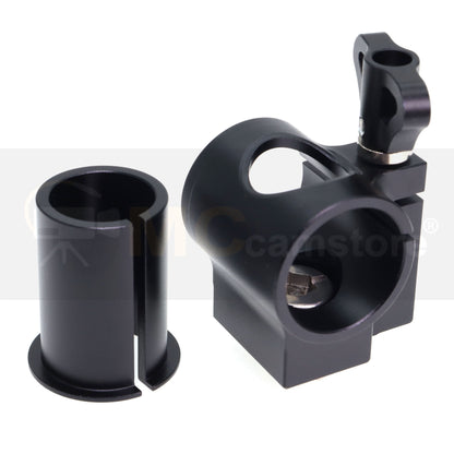 Camera Single Rod Clamp, 15-19mm Tube Clip with 3/8 Screw for ARRI RMB-8 Accessories Motor Rod Mounting Bracket with Elastic Positioning Pin
