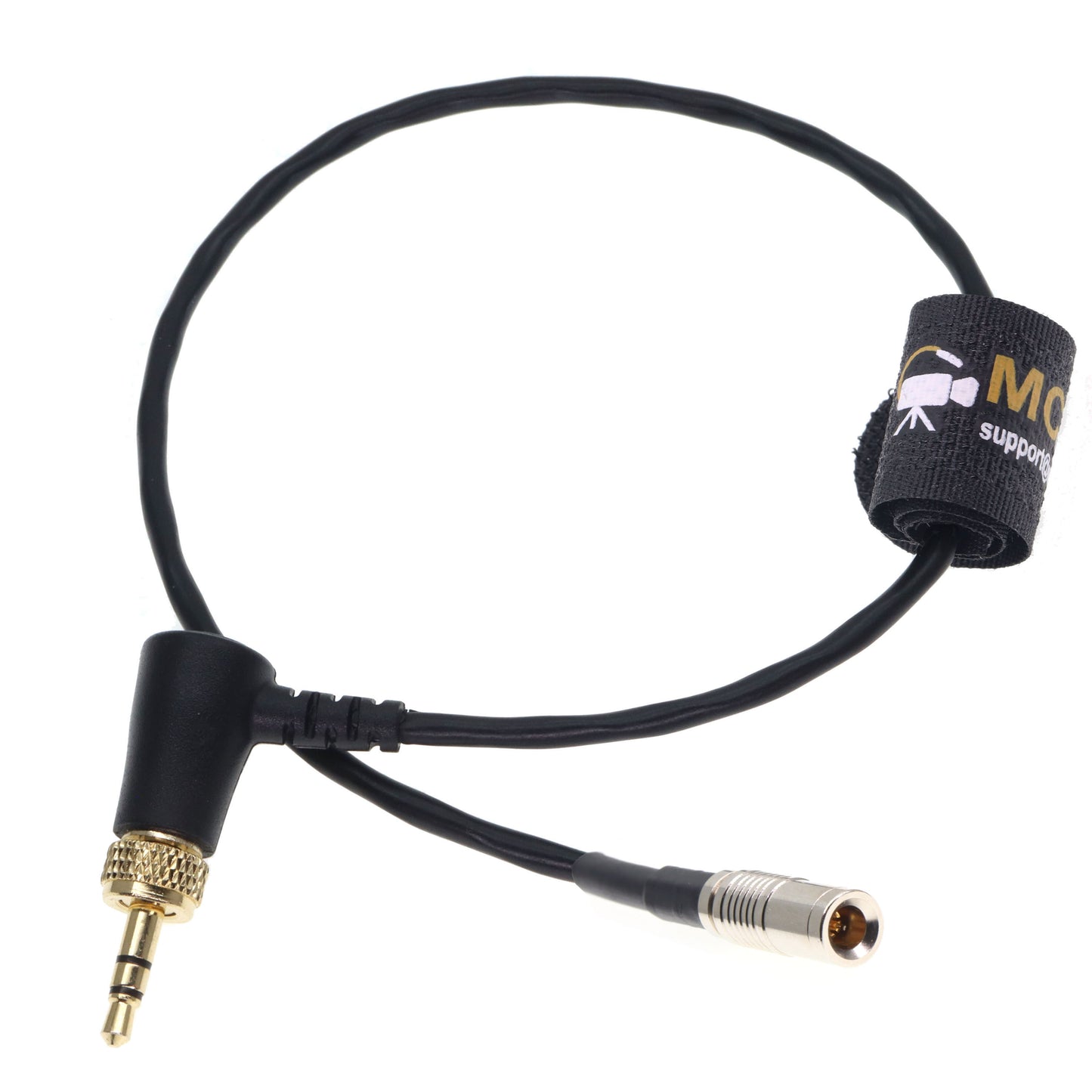 Timecode Cable Locking 3.5 mm TRS 90 Degree for Deity TC-1 to Long Straight DIN Timecode Cable for Canon R5C