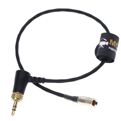 Timecode Cable Locking 3.5 mm TRS 90 Degree for Deity TC-1 to Long Straight DIN Timecode Cable for Canon R5C