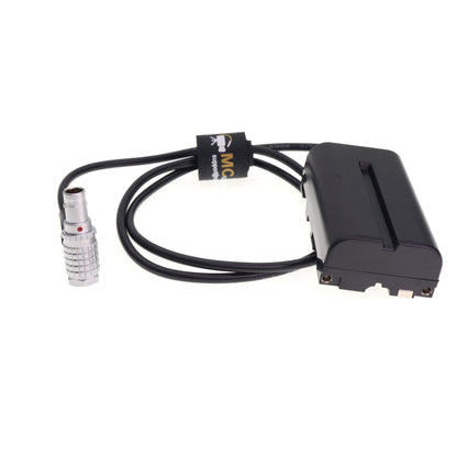 Right Angle FHG 0B 2pin to NP-F Dummy Battery DC Coupler For SONY NP-F550 NP-F960 NPF970 NP-F570