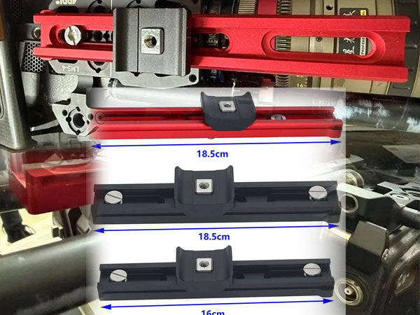 Ronin 2 Fixed Bracket Stabilization Quick Adjustment Head Mounting Slide Bracket for DJI Ronin 2 Camera, Black, 16cm