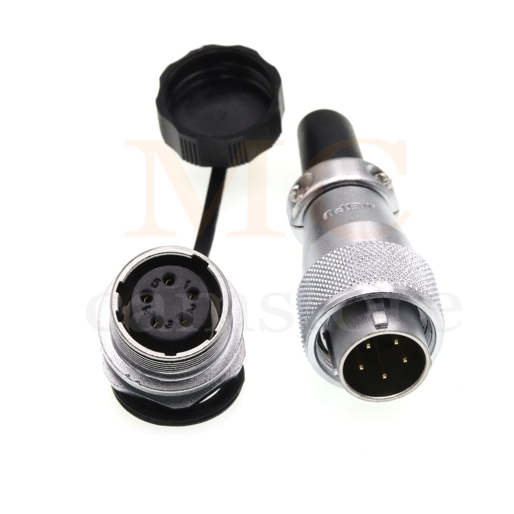 WEIPU WS16 Aviation Connector, 2 3 4 5 7 9 10pin Industrial Electrical Power Cable Plug Socket