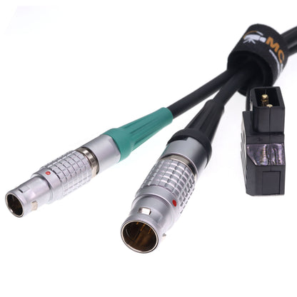 Digital Micro Force Power Control Cable, 14 pin to 7pin and D-tap 2 Pin Y-Cable for Preston DM1 DM-1X DM-2 DM4X DM5 Lens Motor