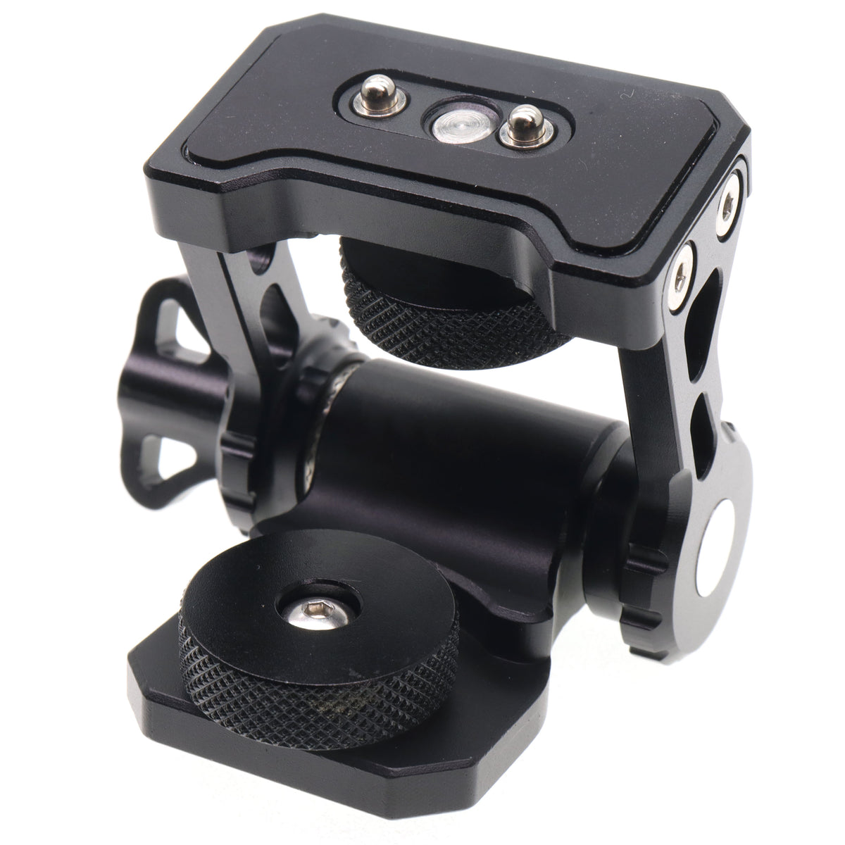 Monitor Holder Swivel and Tilt Adjustable with 3/8 1/4 Screw Field Monitor Mount for ARRI RED Sony Transmission Monitor