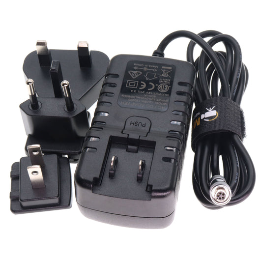 AC Power Supply Adapter for IKAN PortKeys LH5PII LH5PII LH5H LH5P Monitor, 5 Pin DC Power Cable 12V 3A