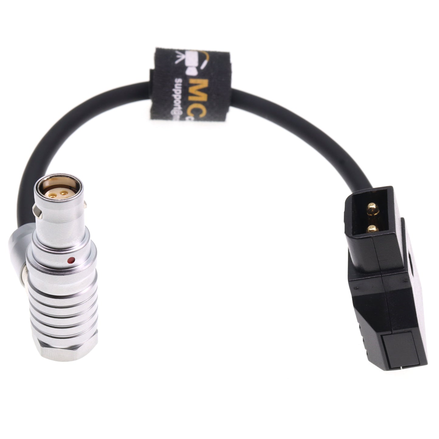 D-TAP to FHK 1B 4 Pin Right Angle Female Power Cable for Canon C300 Mark II C200 Camera