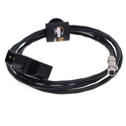 Neutrik NSC3F 3-Pin Female to D-Tap Power Cable for Convergent Design Odyssey 7/7Q/7Q+/Apollo OLED Monitor Recorder