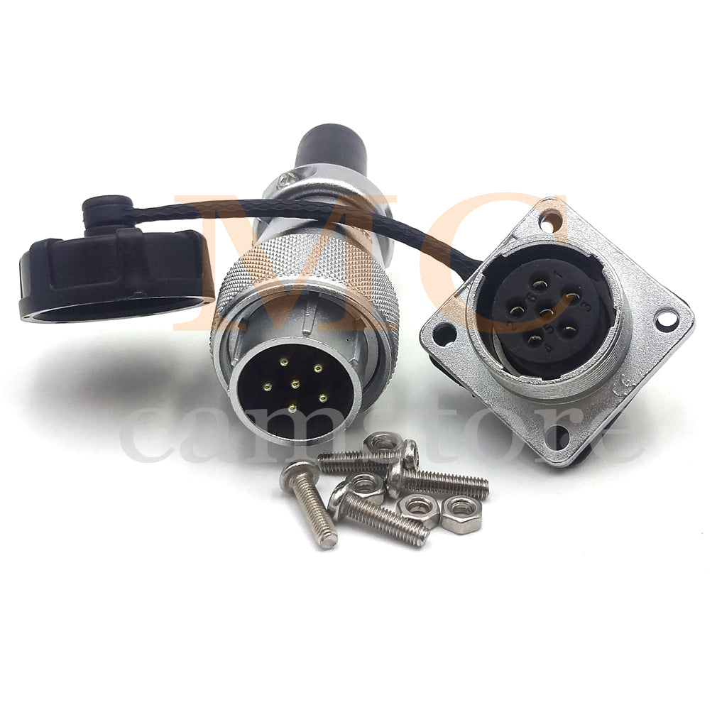 WEIPU WS20 Aviation Connector, 2 3 4 5 6 7 8 9 12 15pin Industrial Electrical Power Cable Plug Socket