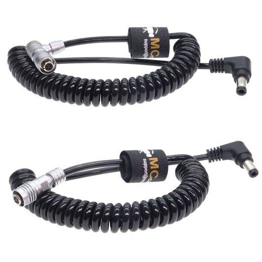 5 Pin Female to DC Power Coiled Cable for Portkeys LH5H/LH5P Monitor