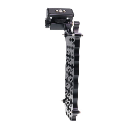 Monitor Mounting Bracket for Nucleus-M II with Quick-Release Back Plate, Anti-Twist 1/4"-20 Monitor Mount and 1/4" & 3/8" Accessory Threads for Tilta Nucleus-M II FIZ Hand Unit