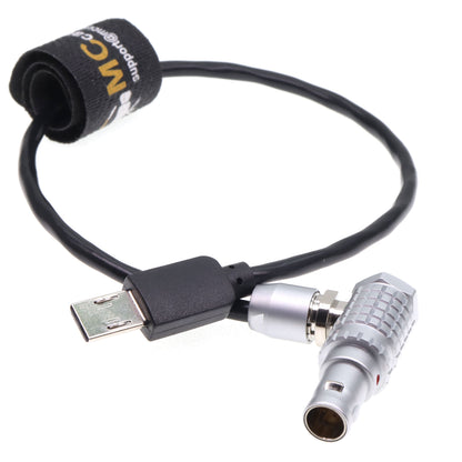 Timecode Cable 5Pin for Ambient Recording to Micro-USB for Sony FX3 and FX30 A7M3, A7M4, A7S2, A7S3, A7R3, A7R4, A7R5 Camera