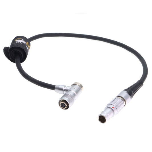 Power Cable for ARRI Alexa and Z CAM E2 F6 Camera 2pin to PortKeys BM5 BM7 HH7 HS7T Monitor 4 Pin Right Angle Female