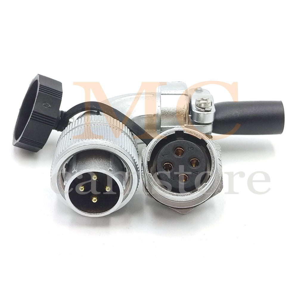 WEIPU WS20 Aviation Connector, 2 3 4 5 6 7 8 9 12 15pin Industrial Electrical Power Cable Angle Plug Socket